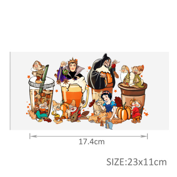 Disney 16oz DTF Sticker For Cups Cool Personalize UV Wrap Transfer Sticker Custom Labels DIY Logo Waterproof - Image 27