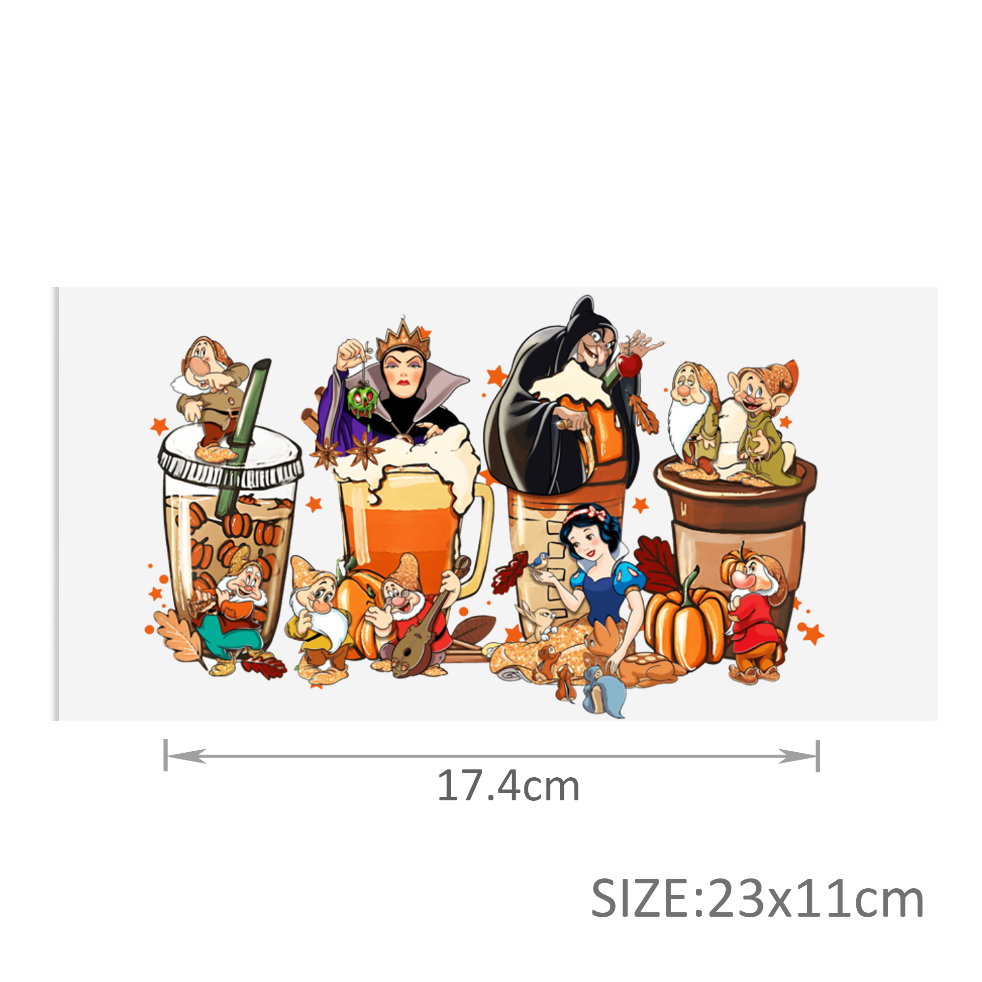 Disney 16oz DTF Sticker For Cups Cool Personalize UV Wrap Transfer Sticker Custom Labels DIY Logo Waterproof - Image 27