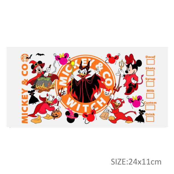 Disney 16oz DTF Sticker For Cups Cool Personalize UV Wrap Transfer Sticker Custom Labels DIY Logo Waterproof - Image 29