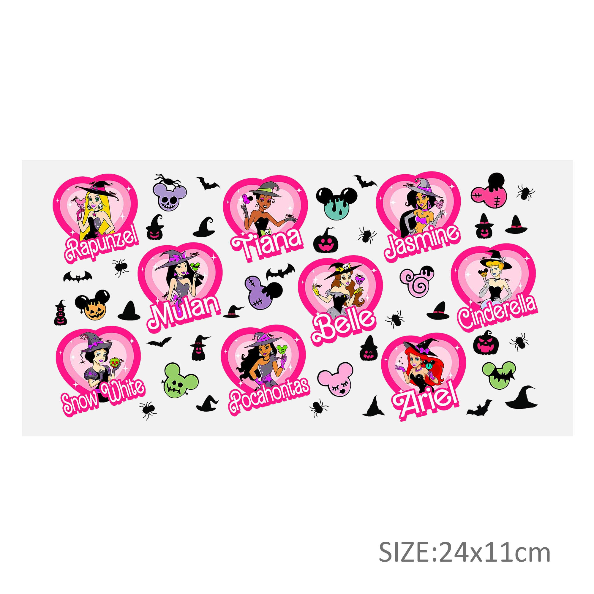 Disney 16oz DTF Sticker For Cups Cool Personalize UV Wrap Transfer Sticker Custom Labels DIY Logo Waterproof - Image 30