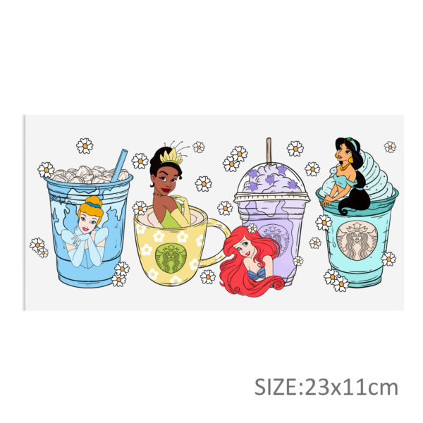 Disney 16oz DTF Sticker For Cups Cool Personalize UV Wrap Transfer Sticker Custom Labels DIY Logo Waterproof - Image 34