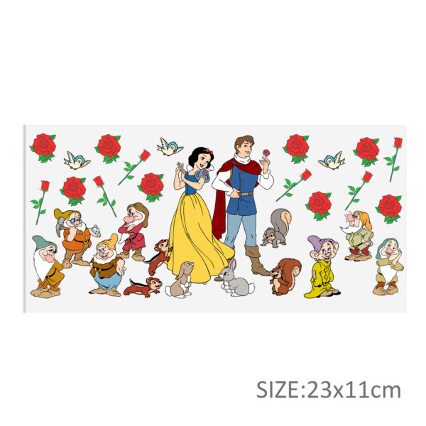 Disney 16oz DTF Sticker For Cups Cool Personalize UV Wrap Transfer Sticker Custom Labels DIY Logo Waterproof - Image 37