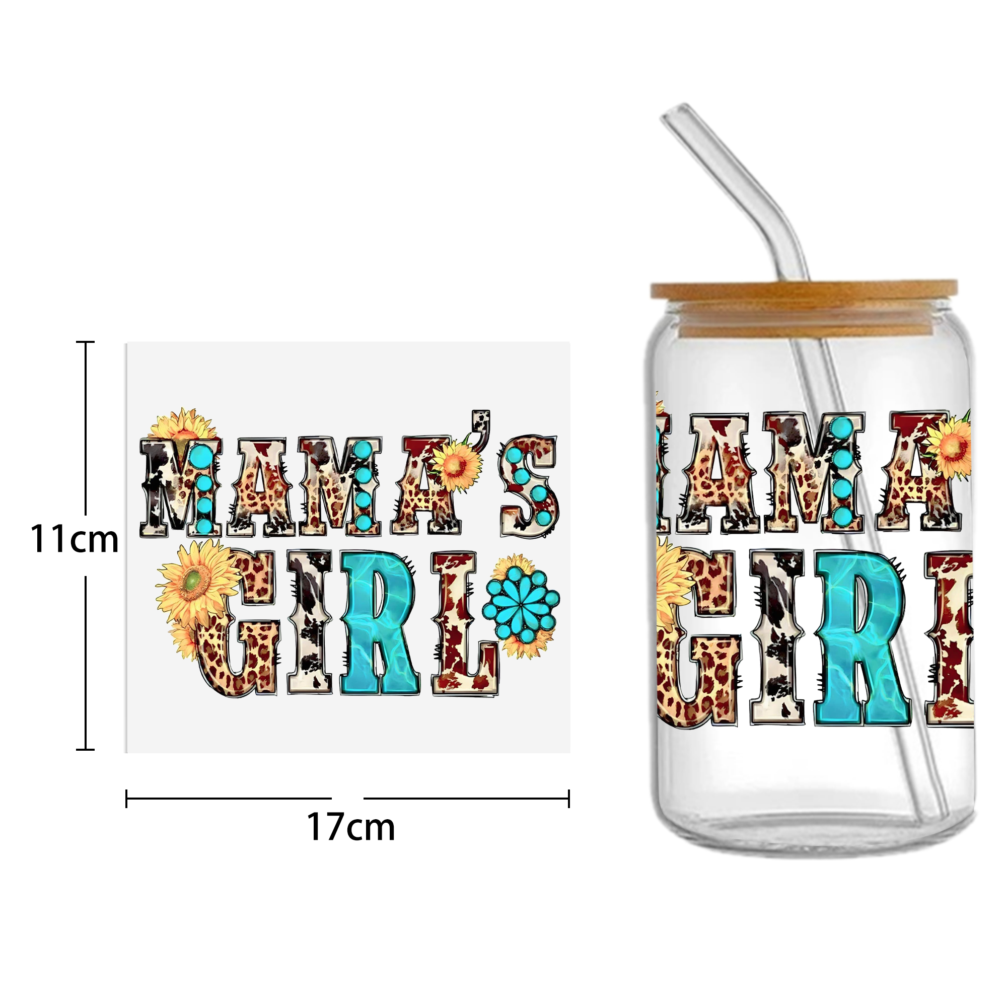 Sports Teams UV DTF Sticker For 16oz Cups Wrap Transfer Sticker Custom Labels DIY Logo Waterproof - Image 13