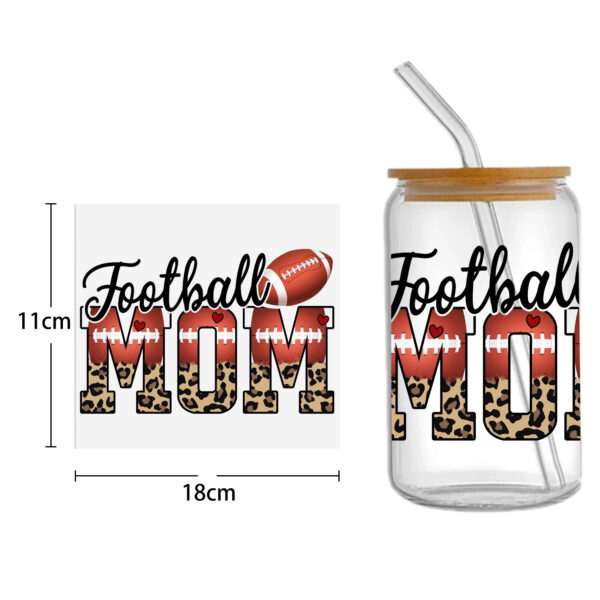 Sports Teams UV DTF Sticker For 16oz Cups Wrap Transfer Sticker Custom Labels DIY Logo Waterproof - Image 14