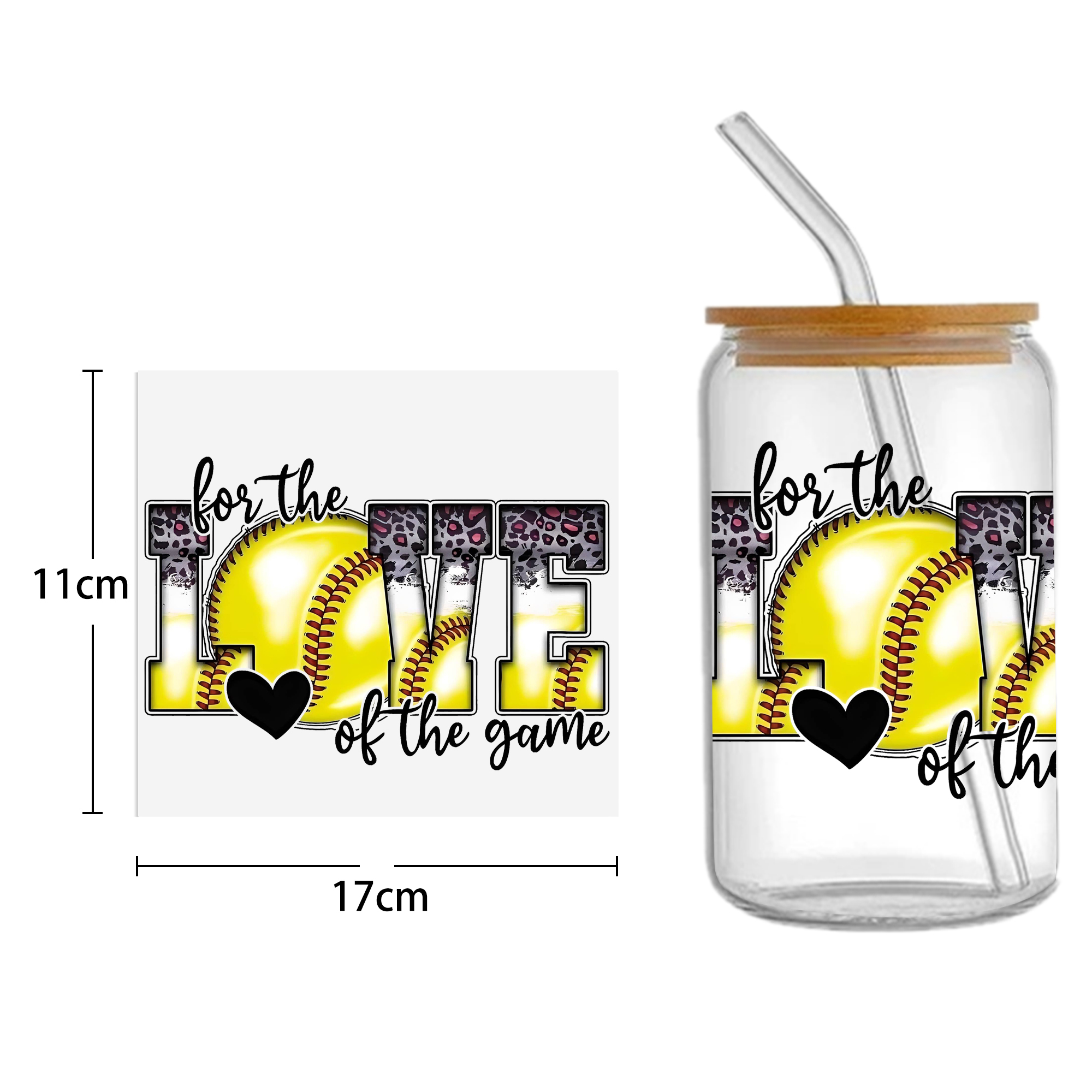 Sports Teams UV DTF Sticker For 16oz Cups Wrap Transfer Sticker Custom Labels DIY Logo Waterproof - Image 19