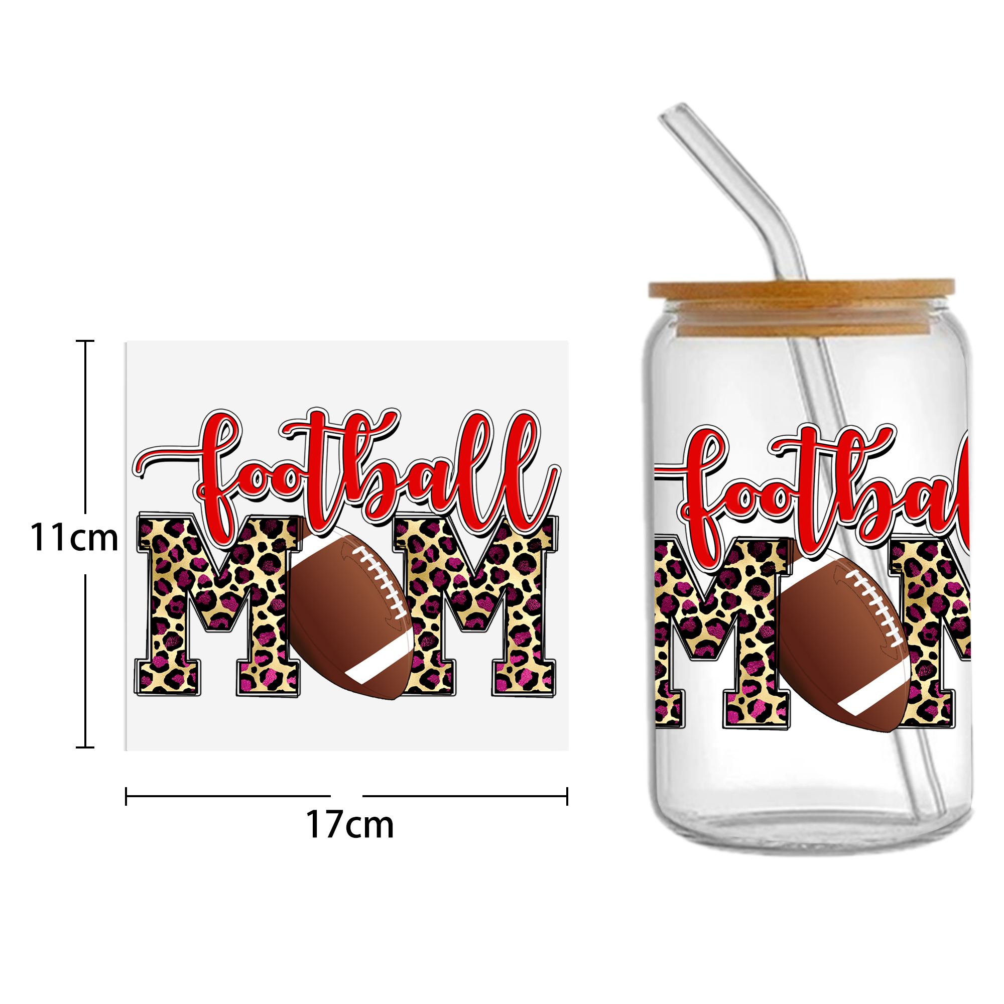 Sports Teams UV DTF Sticker For 16oz Cups Wrap Transfer Sticker Custom Labels DIY Logo Waterproof - Image 20