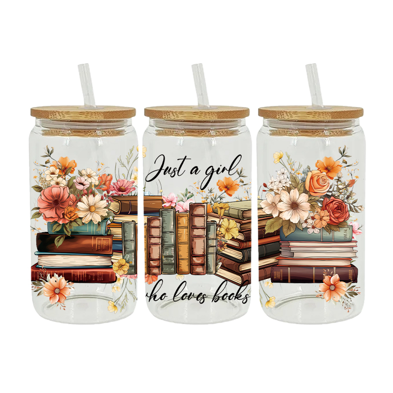 UV DTF Transfer Sticker Teacher Themed For The 16oz Libbey Glasses Wraps Cup Can DIY Waterproof - Image 5