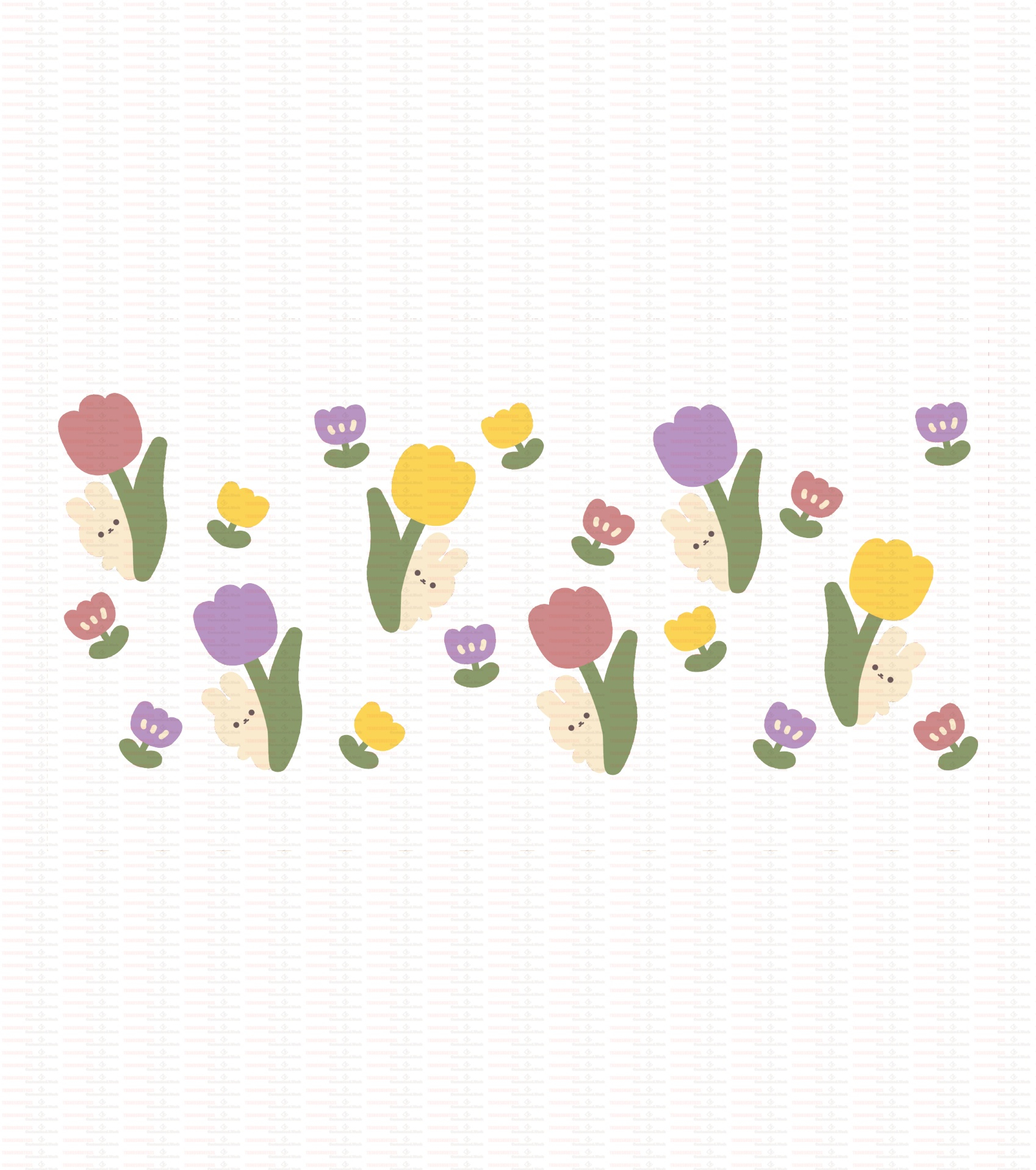 Tulips UV DTF Transfer Sticker Flower Themed For The 16oz Libbey Glasses Wraps Cup Can DIY Waterproof