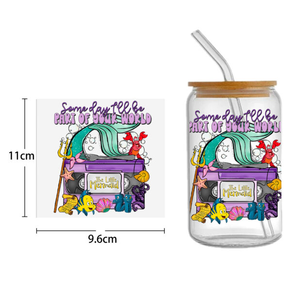 Disney Winnie Lilo And Stitch UV DTF Sticker For 16oz Cups Wrap Transfer Sticker Custom Labels DIY Logo Waterproof - Image 2