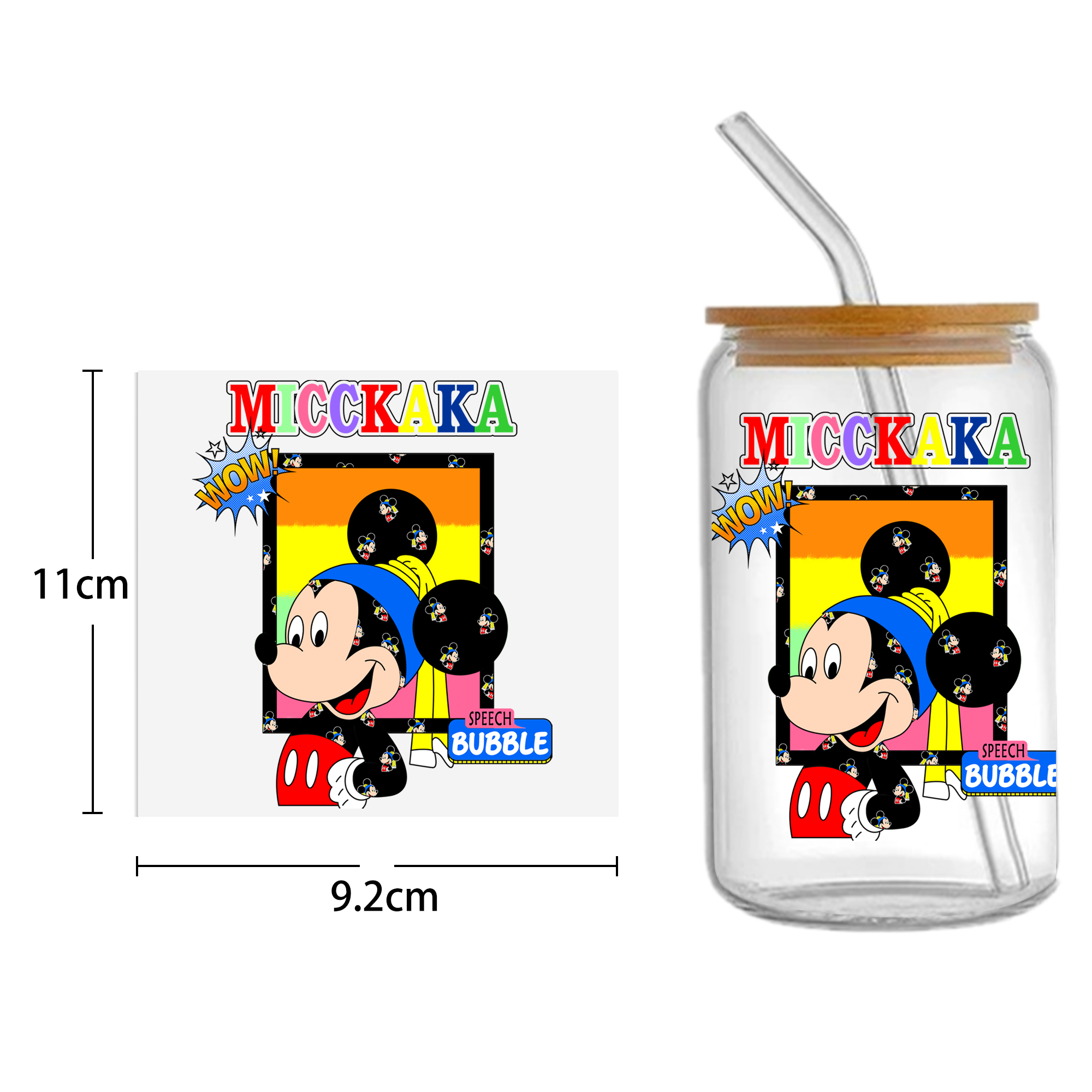 Disney Winnie Lilo And Stitch UV DTF Sticker For 16oz Cups Wrap Transfer Sticker Custom Labels DIY Logo Waterproof - Image 6
