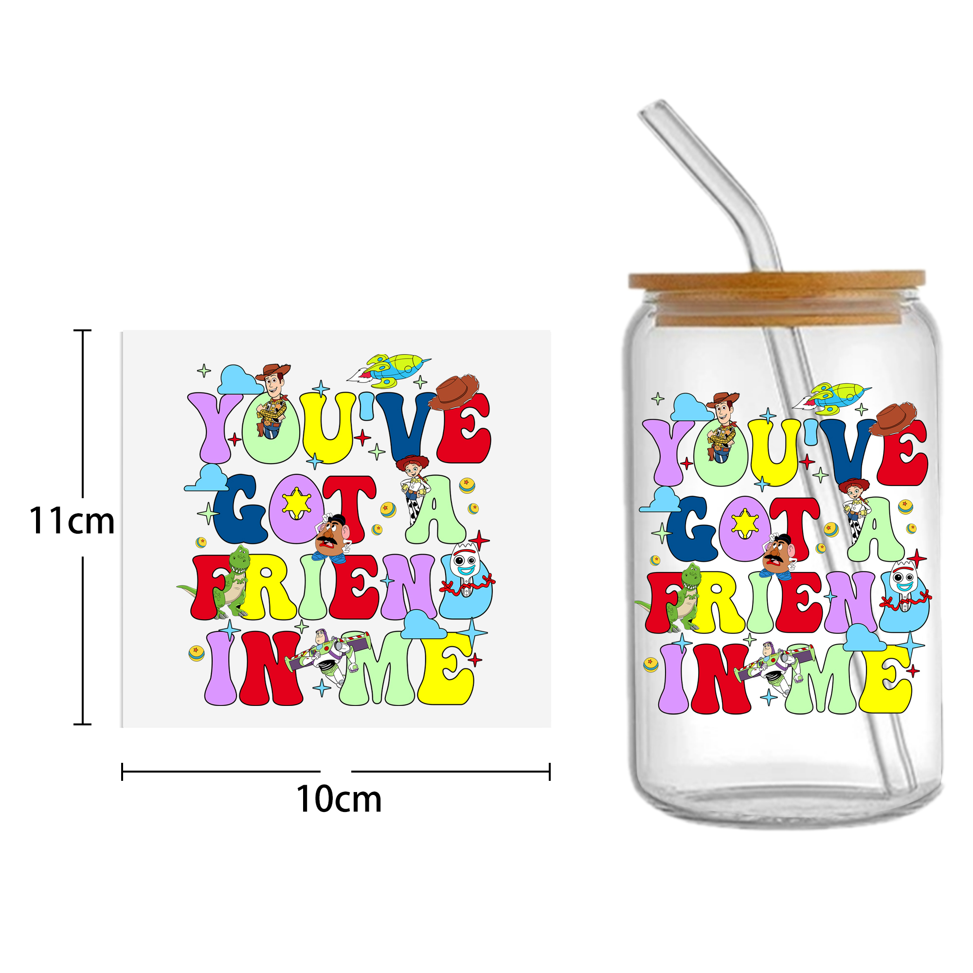 Disney Winnie Lilo And Stitch UV DTF Sticker For 16oz Cups Wrap Transfer Sticker Custom Labels DIY Logo Waterproof - Image 11