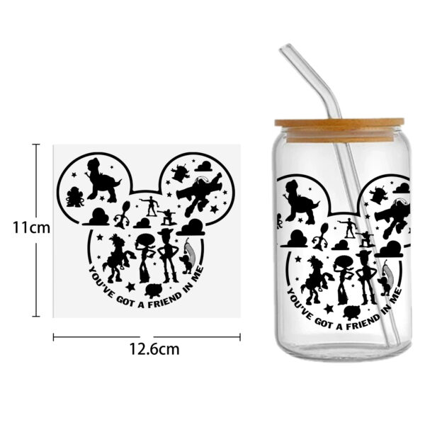 Disney Winnie Lilo And Stitch UV DTF Sticker For 16oz Cups Wrap Transfer Sticker Custom Labels DIY Logo Waterproof - Image 12