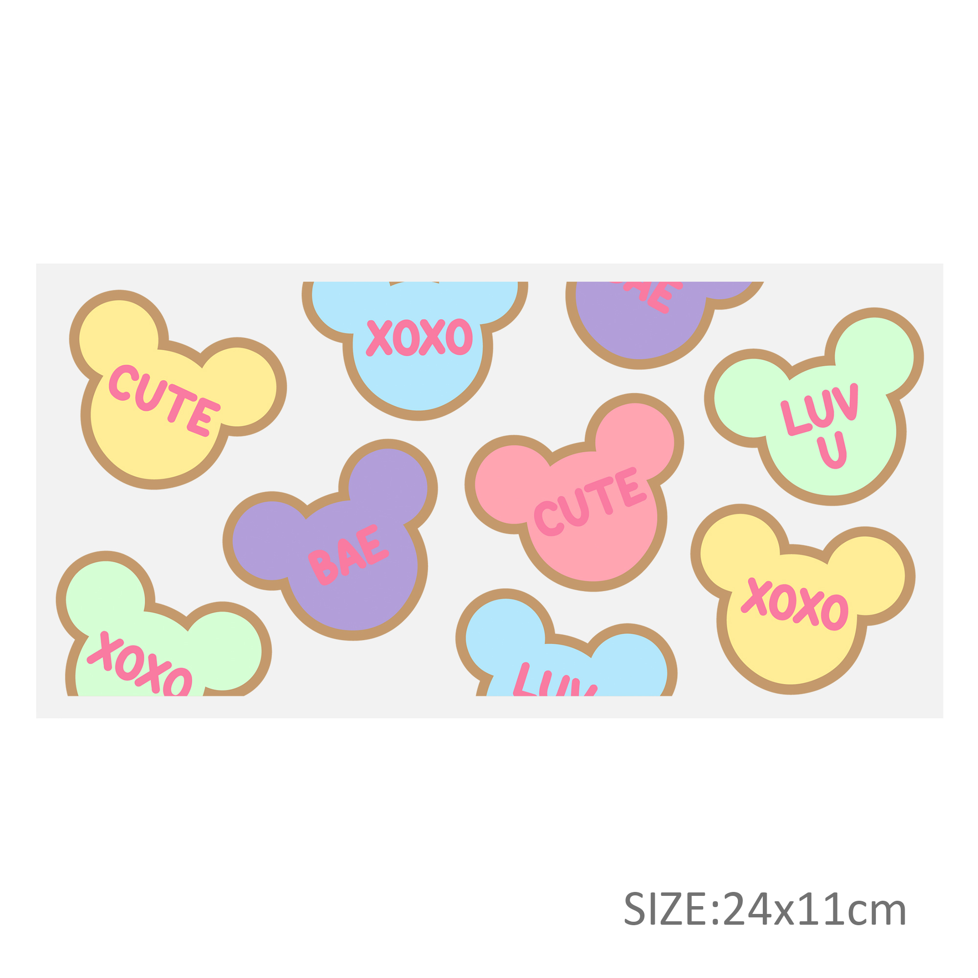 Disney Winnie Lilo And Stitch UV DTF Sticker For 16oz Cups Wrap Transfer Sticker Custom Labels DIY Logo Waterproof - Image 15