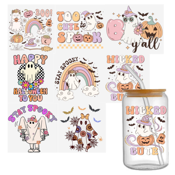 Skeleton 16oz DTF Sticker Cup Cool Personalize UV Wrap Transfer Sticker Custom Label DIY Logo Waterproof - Image 3