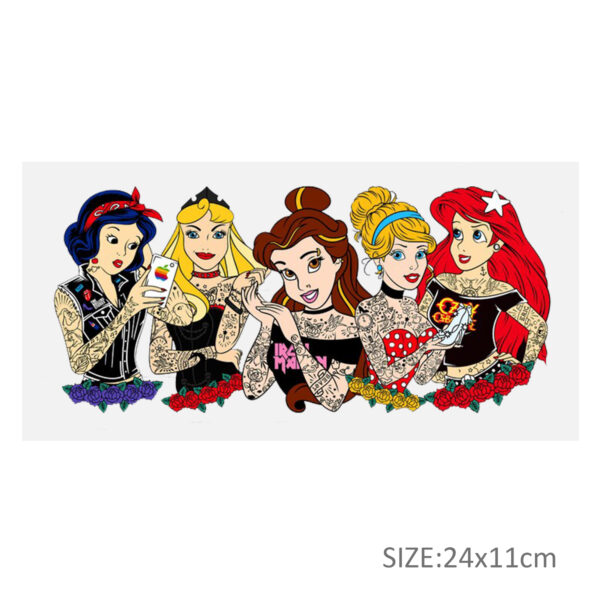 Disney Princess 16oz DTF Sticker Cup Cool Personalize UV Wrap Transfer Sticker Custom Label DIY Logo Waterproof - Image 12