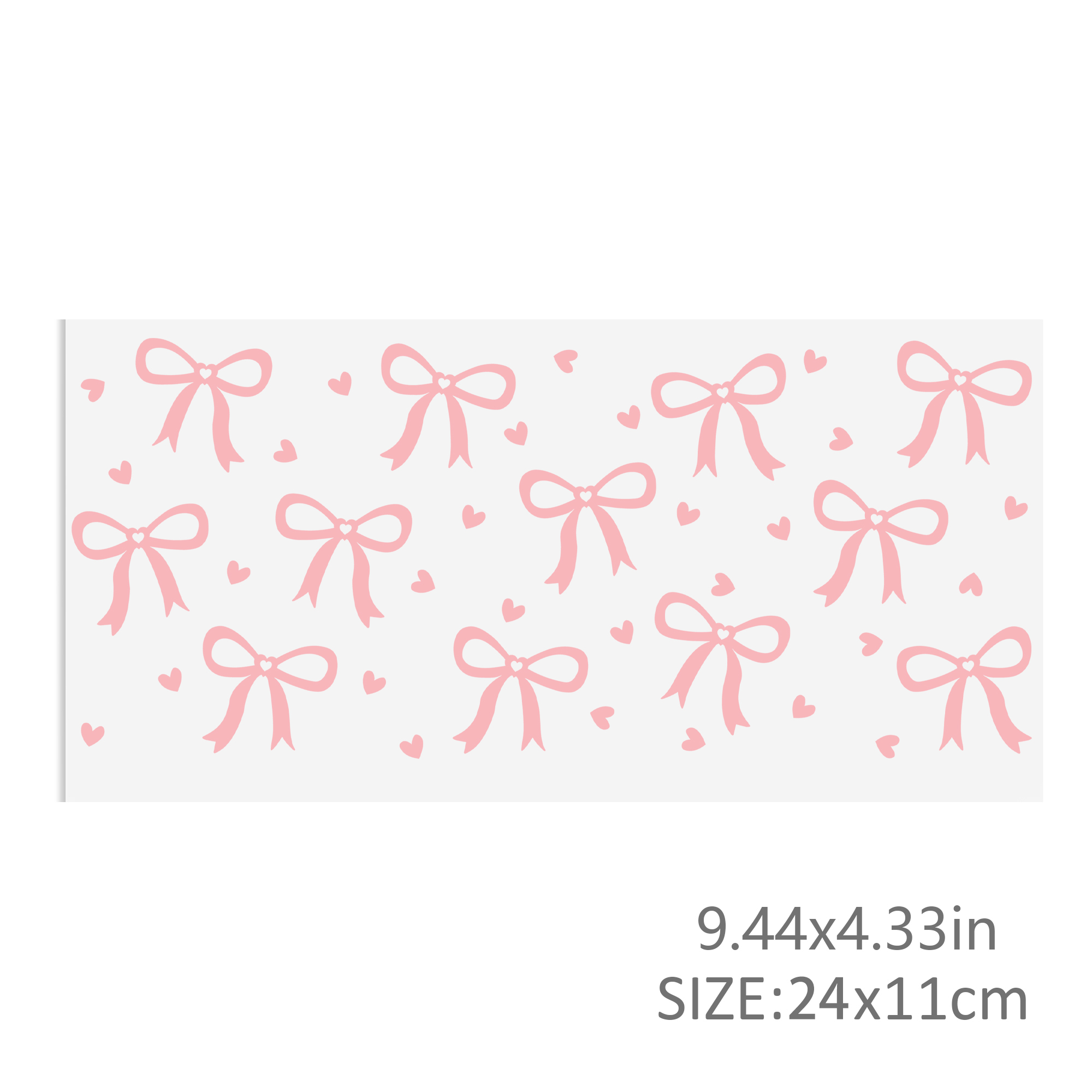 Bowknot Waterproof Stickers UV DTF Sticker For 16oz Cups Transfer Sticker Custom Labels DIY Logo Waterproof - Image 8