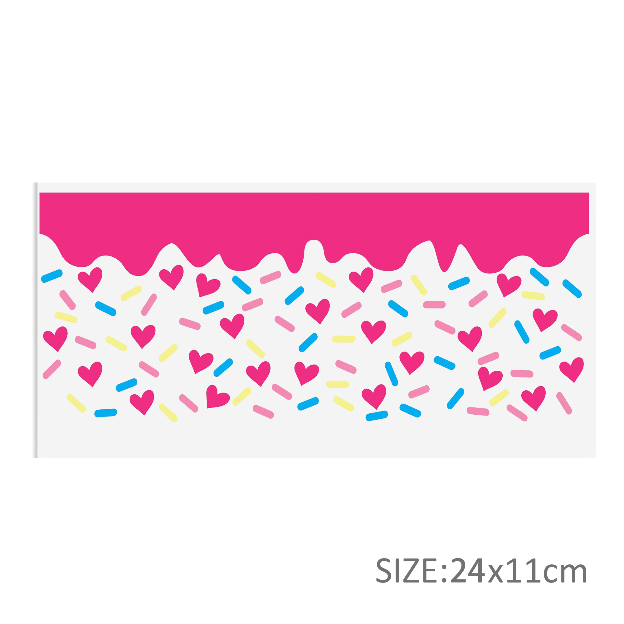 Personalize Daisy Donuts 16OZ UV DTF Glass Cup Can Wrap Transfers Stickers Drinks For DIY Glass Mug Logo Custom Labels Decals - Image 3