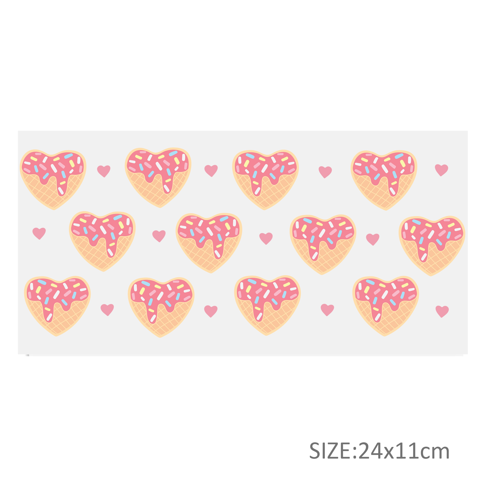 Personalize Daisy Donuts 16OZ UV DTF Glass Cup Can Wrap Transfers Stickers Drinks For DIY Glass Mug Logo Custom Labels Decals - Image 4