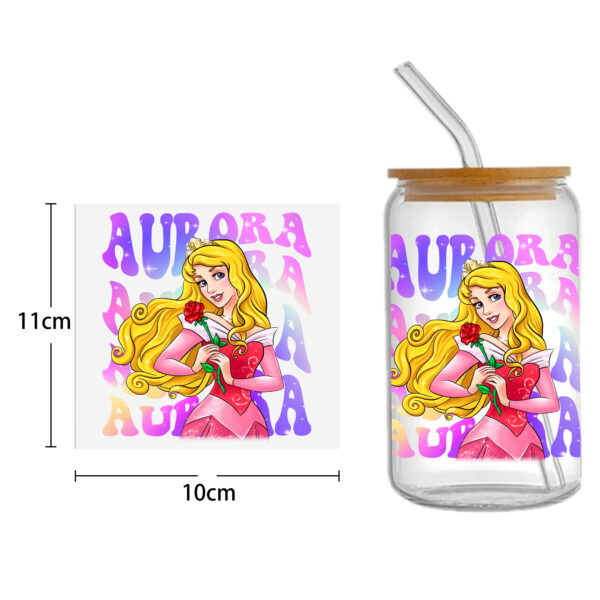 Disney Princess Villains DTF Sticker Cups Cool Personalize UV Wrap Transfer Sticker Custom Labels DIY Waterproof - Image 7
