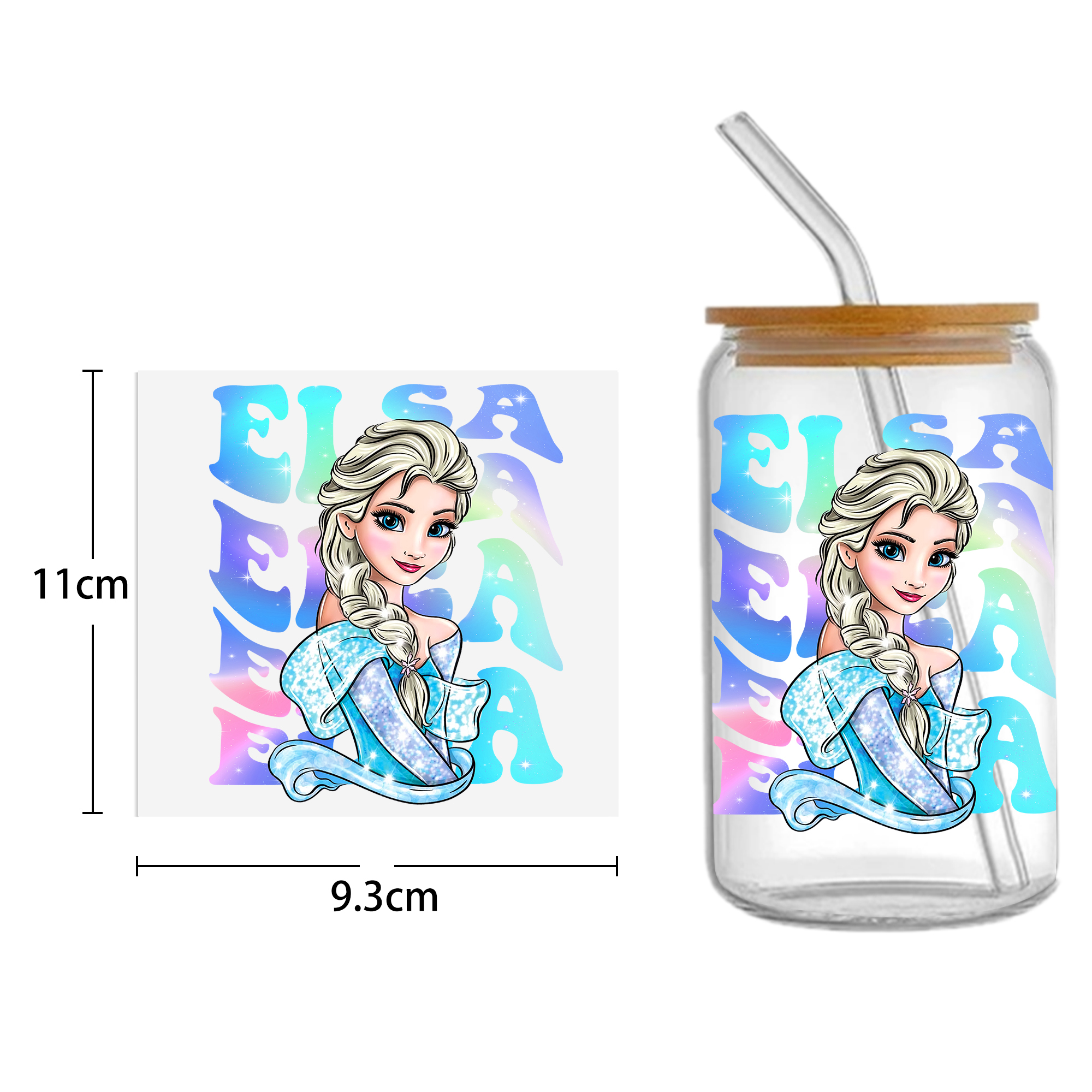 Disney Princess Villains DTF Sticker Cups Cool Personalize UV Wrap Transfer Sticker Custom Labels DIY Waterproof - Image 10