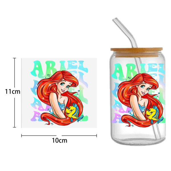 Disney Princess Villains DTF Sticker Cups Cool Personalize UV Wrap Transfer Sticker Custom Labels DIY Waterproof - Image 12