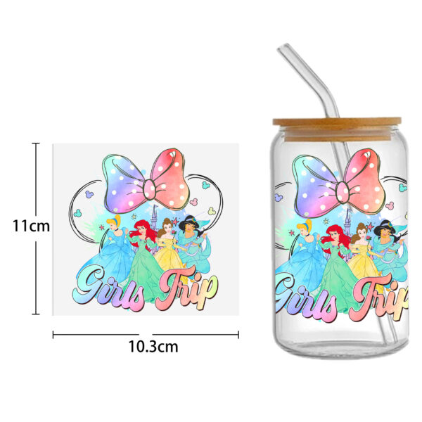 Disney Princess Villains DTF Sticker Cups Cool Personalize UV Wrap Transfer Sticker Custom Labels DIY Waterproof - Image 15