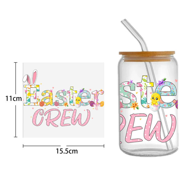 Easter Bunny Carrot UV DTF Sticker For 16oz Cups Wrap Transfer Sticker Custom Labels DIY Logo Waterproof - Image 9