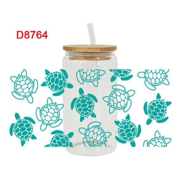 UV DTF Transfer Sticker Animals For The 16oz Libbey Glasses Wraps Cup Can DIY Waterproof - Image 3