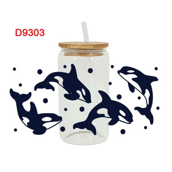 UV DTF Transfer Sticker Animals For The 16oz Libbey Glasses Wraps Cup Can DIY Waterproof - Image 4