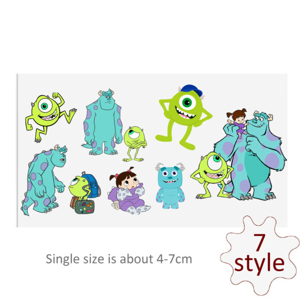 Disney Monsters Universe UV DTF Stickers For Glass Cup Decoration Laptop Motorcycle Car Waterproof Printing Sticker For Girl Kids - Image 8