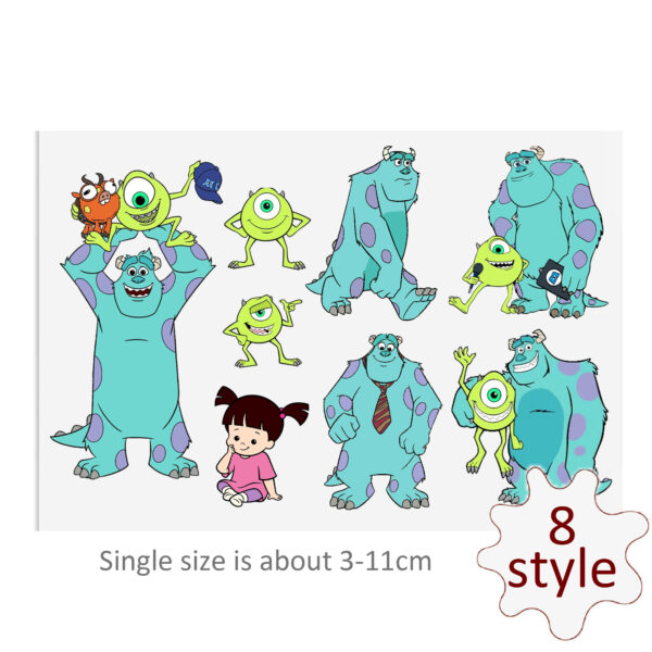Disney Monsters Universe UV DTF Stickers For Glass Cup Decoration Laptop Motorcycle Car Waterproof Printing Sticker For Girl Kids - Image 10