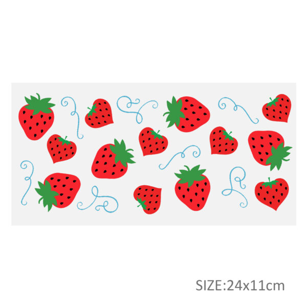 Fruit Series 16oz DTF Sticker Cup Cool Personalize UV Wrap Transfer Sticker Custom Label DIY Logo Waterproof - Image 10