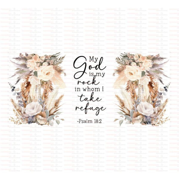 UV DTF Bible Verses God Jesus Christ Transfer 16oz Glass Mug Cup High Quality Waterproof Sticker - Image 9