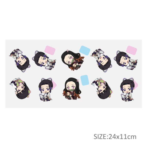 Anime16oz DTF Sticker For Cups Cool Personalize UV Wrap Transfer Sticker Custom Labels DIY Logo Waterproof - Image 3
