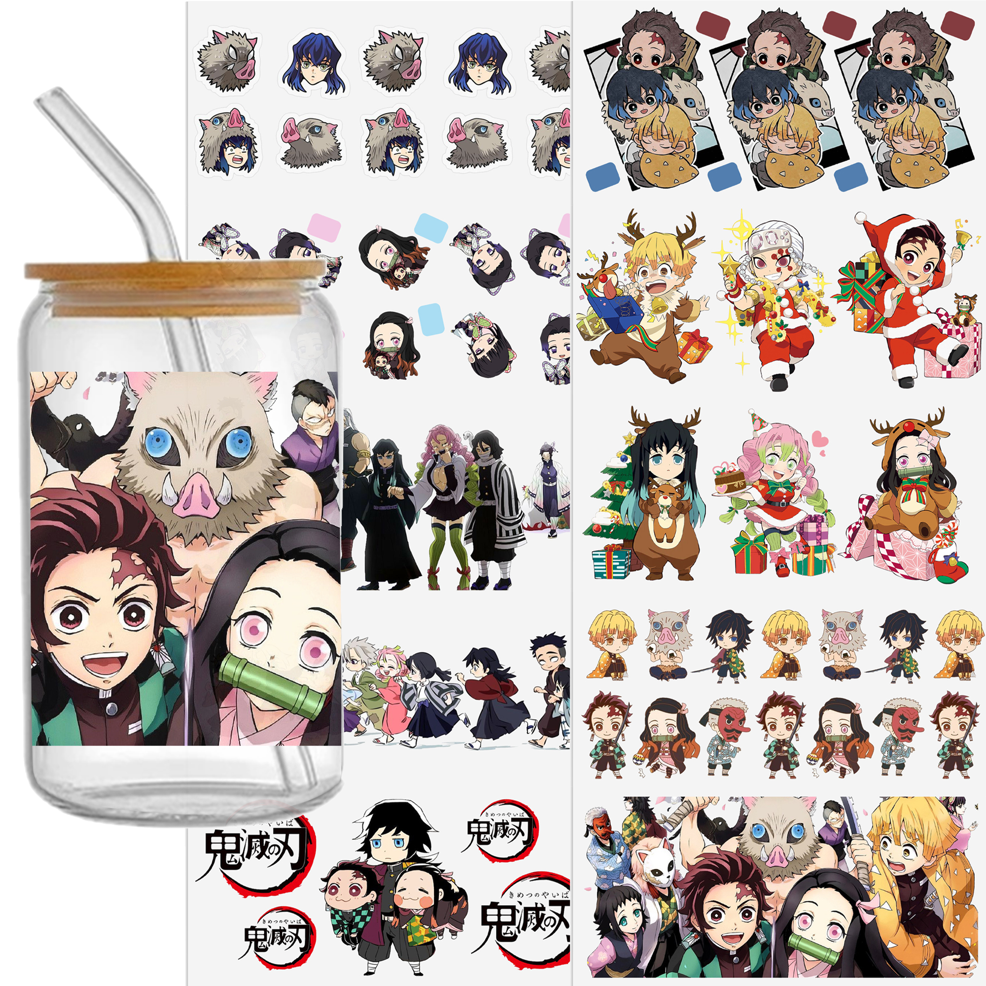 Anime16oz DTF Sticker For Cups Cool Personalize UV Wrap Transfer Sticker Custom Labels DIY Logo Waterproof - Image 10