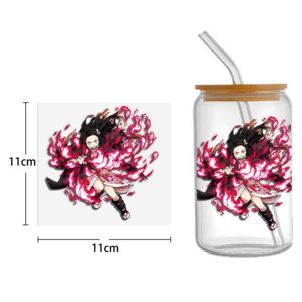Anime 16oz DTF Sticker For Cups Cool Personalize UV Wrap Transfer Sticker Custom Labels DIY Logo Waterproof - Image 5