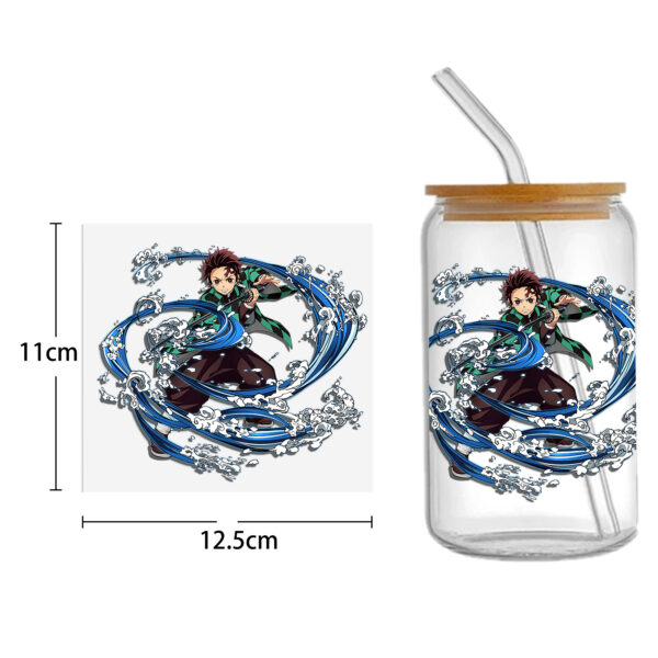 Anime 16oz DTF Sticker For Cups Cool Personalize UV Wrap Transfer Sticker Custom Labels DIY Logo Waterproof - Image 6