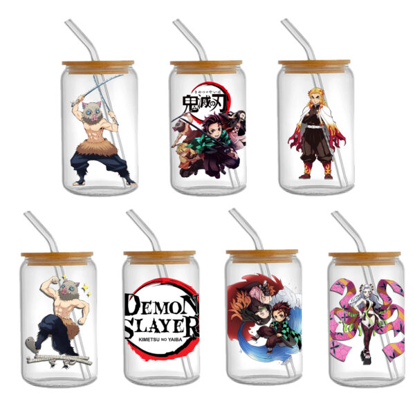 Anime 16oz DTF Sticker For Cups Cool Personalize UV Wrap Transfer Sticker Custom Labels DIY Logo Waterproof - Image 15