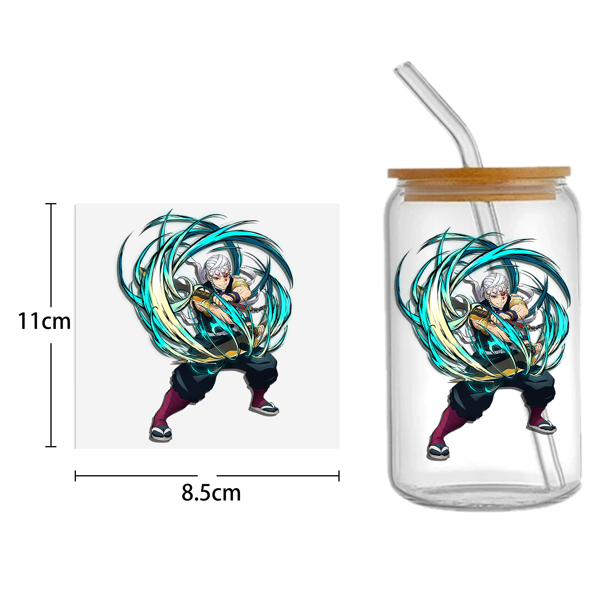 Anime 16oz DTF Sticker For Cups Cool Personalize UV Wrap Transfer Sticker Custom Labels DIY Logo Waterproof - Image 19