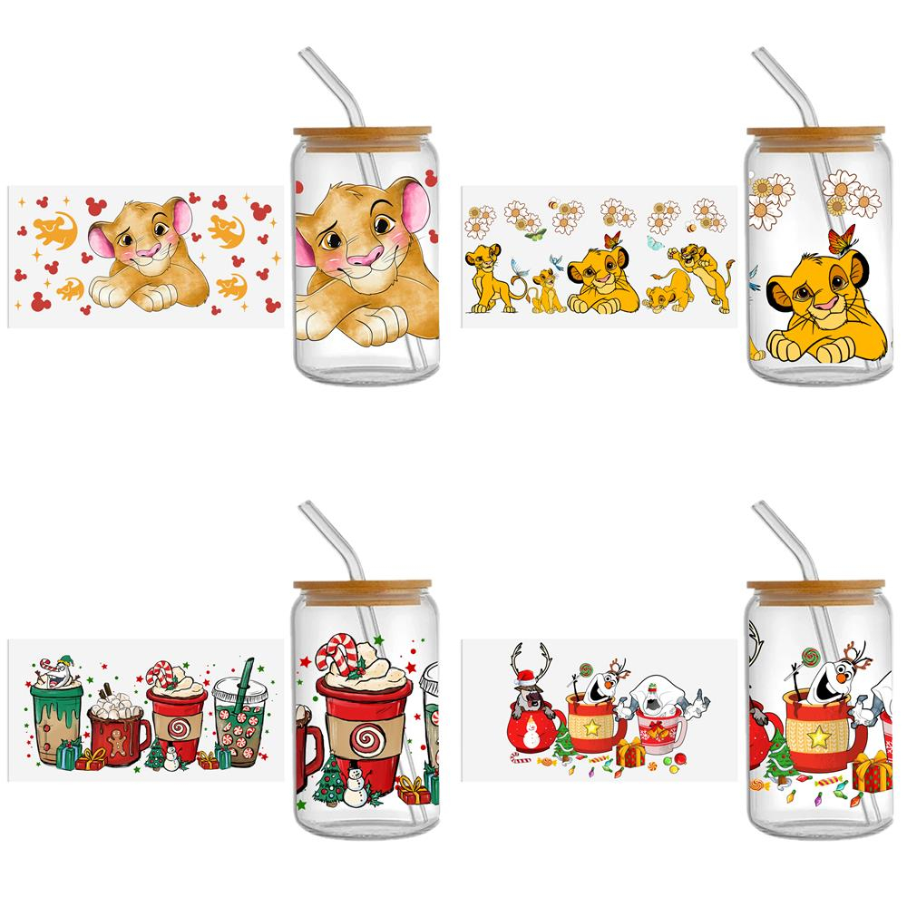 Disney Lion King Toy Story UV DTF Sticker For 16oz Cups Wrap Transfer Sticker Custom Labels DIY Logo Waterproof - Image 12