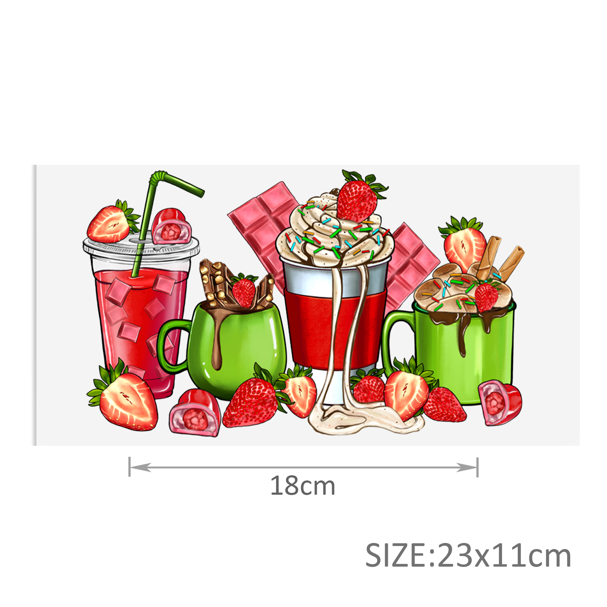 Personalize Cow Drinks Game Plants Police PrintUV DTF Sticker For Cups Wrap Transfer Sticker Custom Labels DIY Logo - Image 2