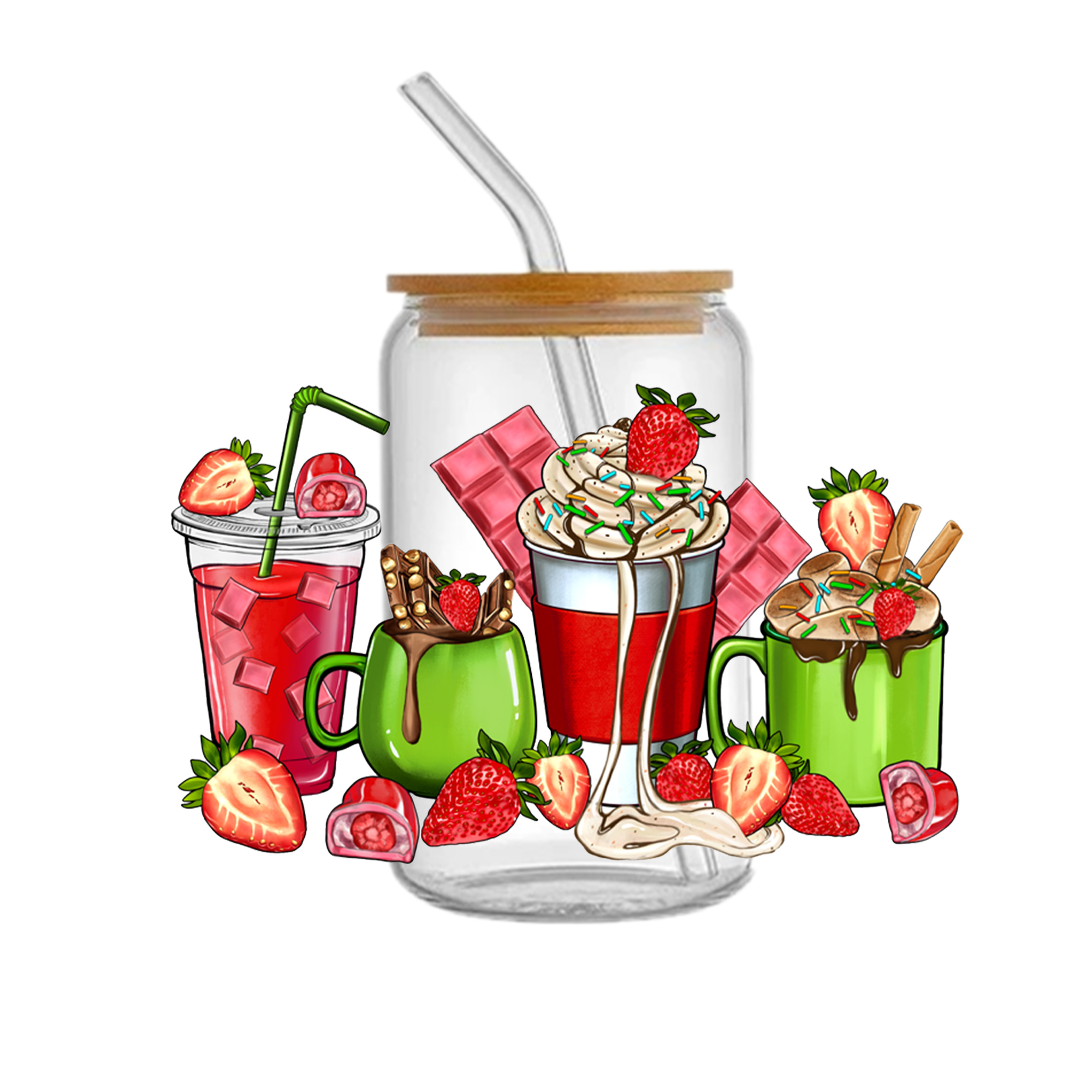 Personalize Cow Drinks Game Plants Police PrintUV DTF Sticker For Cups Wrap Transfer Sticker Custom Labels DIY Logo - Image 4