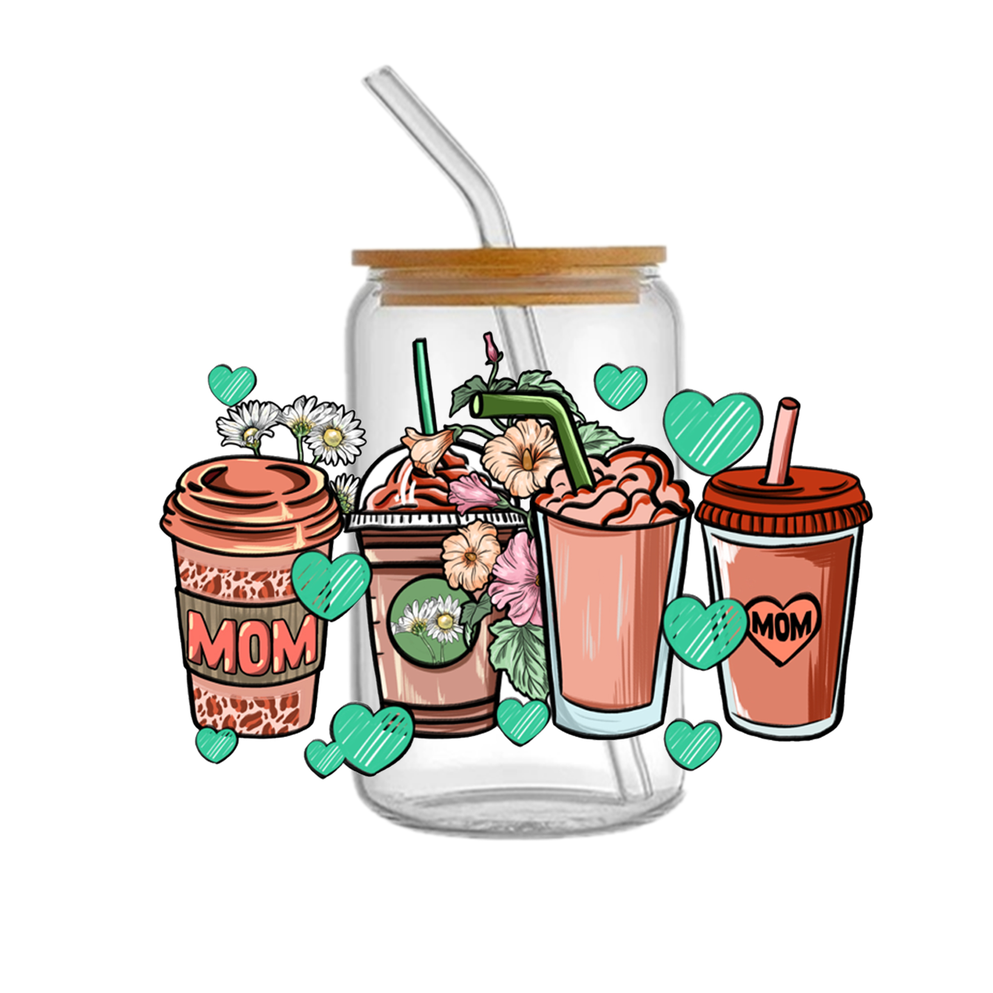 Personalize Cow Drinks Game Plants Police PrintUV DTF Sticker For Cups Wrap Transfer Sticker Custom Labels DIY Logo - Image 7
