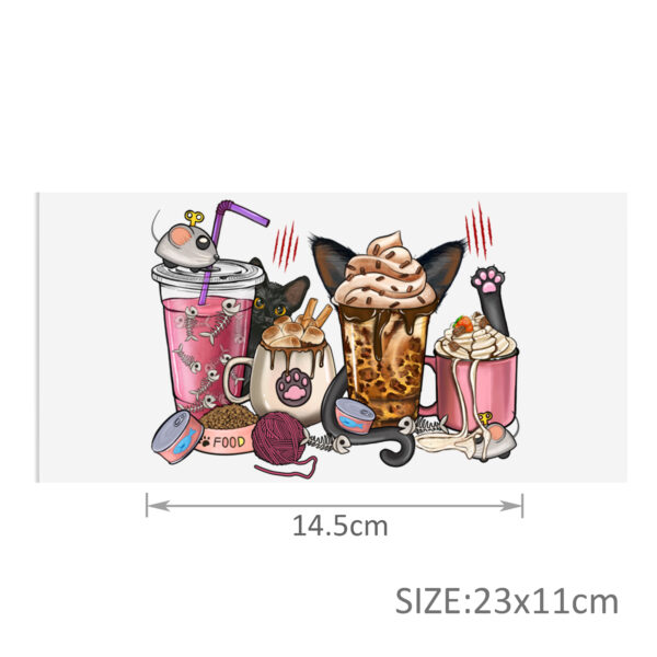 Personalize Cow Drinks Game Plants Police PrintUV DTF Sticker For Cups Wrap Transfer Sticker Custom Labels DIY Logo - Image 9