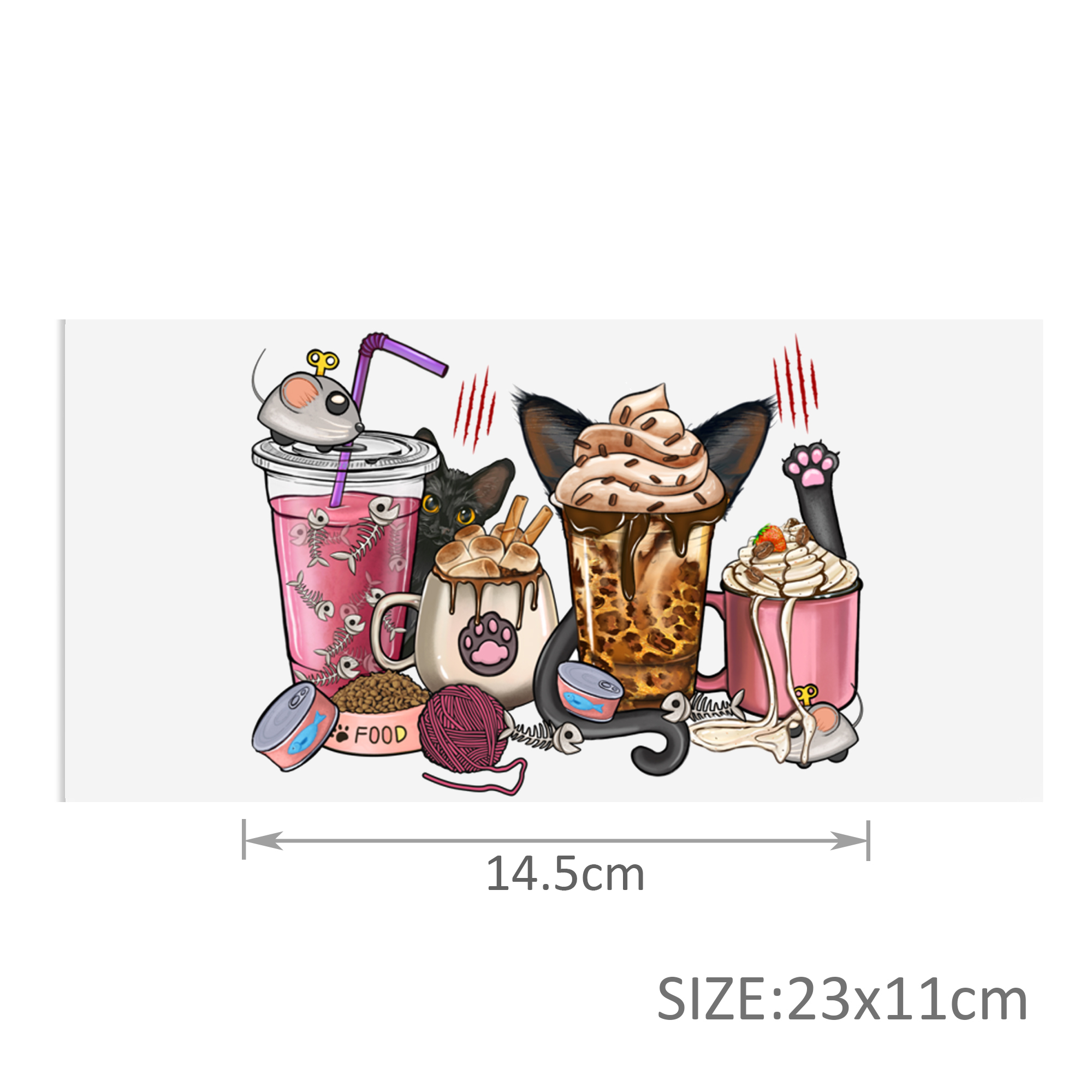 Personalize Cow Drinks Game Plants Police PrintUV DTF Sticker For Cups Wrap Transfer Sticker Custom Labels DIY Logo - Image 9