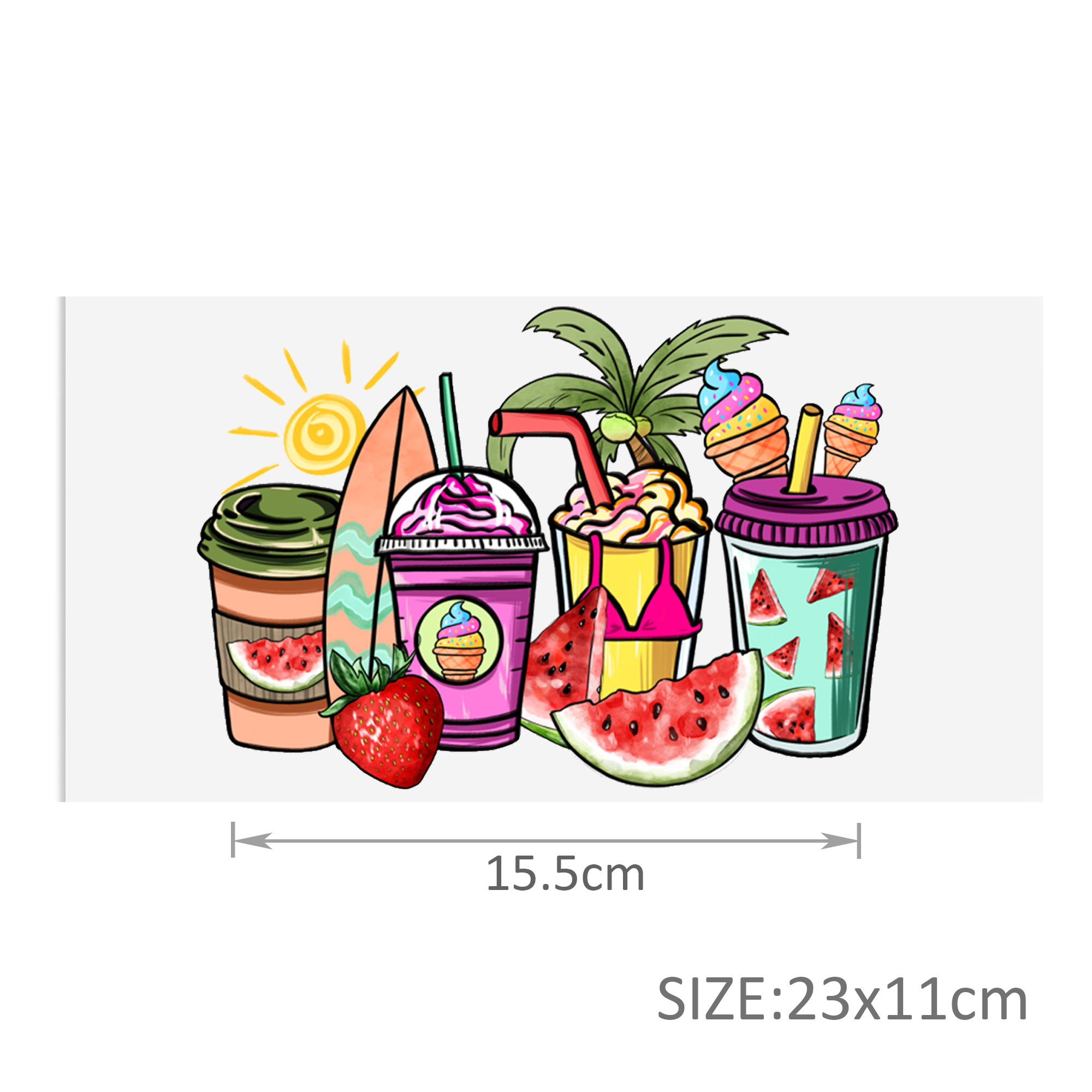 Personalize Cow Drinks Game Plants Police PrintUV DTF Sticker For Cups Wrap Transfer Sticker Custom Labels DIY Logo - Image 20