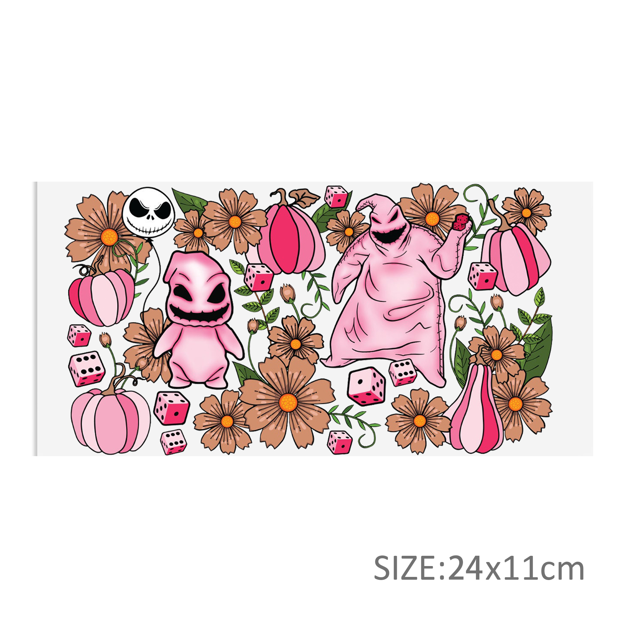 Nightmare Before Christmas DTF Sticker Cups Cool Personalize UV Wrap Transfer Sticker Waterproof Labels DIY - Image 2