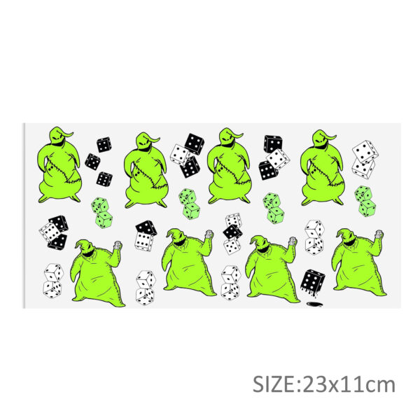 Nightmare Before Christmas DTF Sticker Cups Cool Personalize UV Wrap Transfer Sticker Waterproof Labels DIY - Image 9