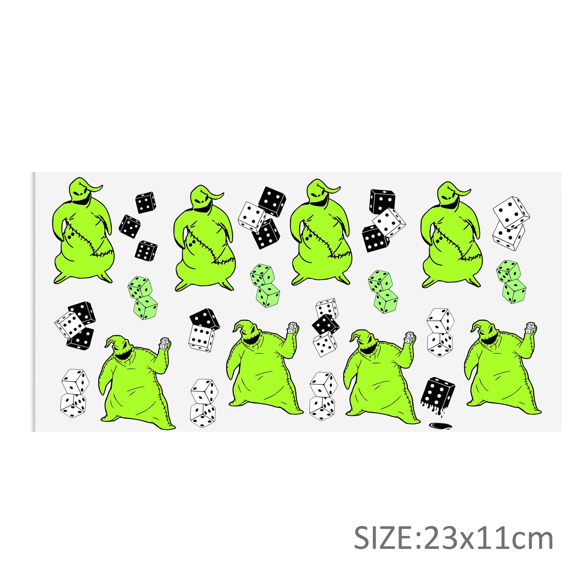 Nightmare Before Christmas DTF Sticker Cups Cool Personalize UV Wrap Transfer Sticker Waterproof Labels DIY - Image 9