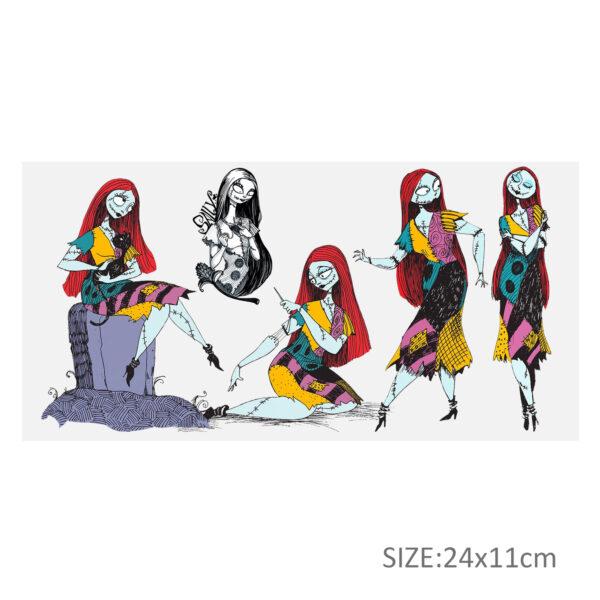 Nightmare Before Christmas DTF Sticker Cups Cool Personalize UV Wrap Transfer Sticker Waterproof Labels DIY - Image 13
